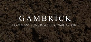 how many tons in a cubic yard of dirt anner