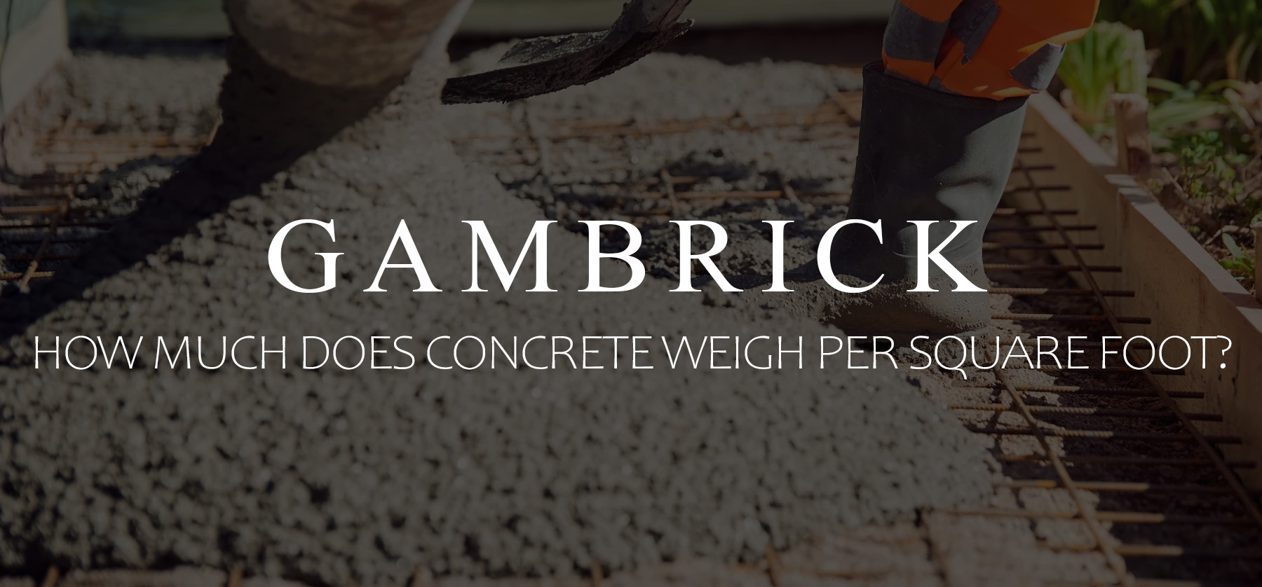 how much does concrete weigh per square foot banner