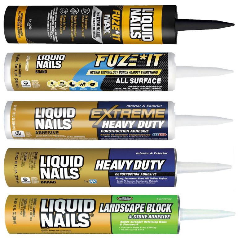 Will Liquid Nails Work On Brick?