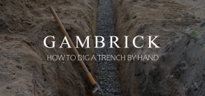 how to dig a trench by hand banner 1.0
