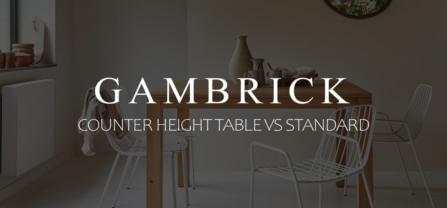 Counter Height Table Vs Standard