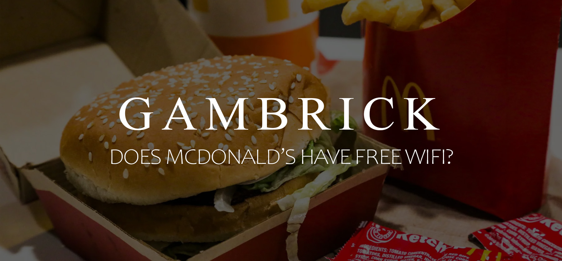 does Mcdonald's have free WiFi banner 1.1