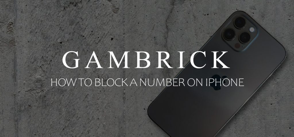 how to block a number on iPhone banner 1.1