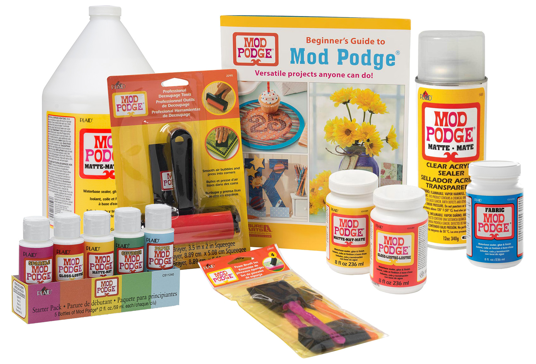 how long does Mod Podge take to dry - an assortment of products