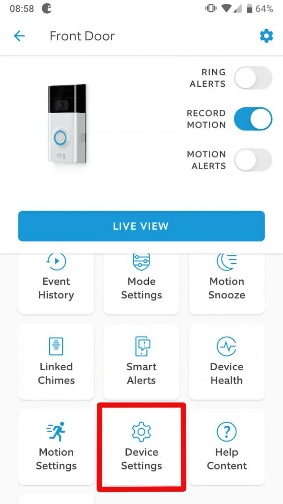 How To Reset A Ring Account