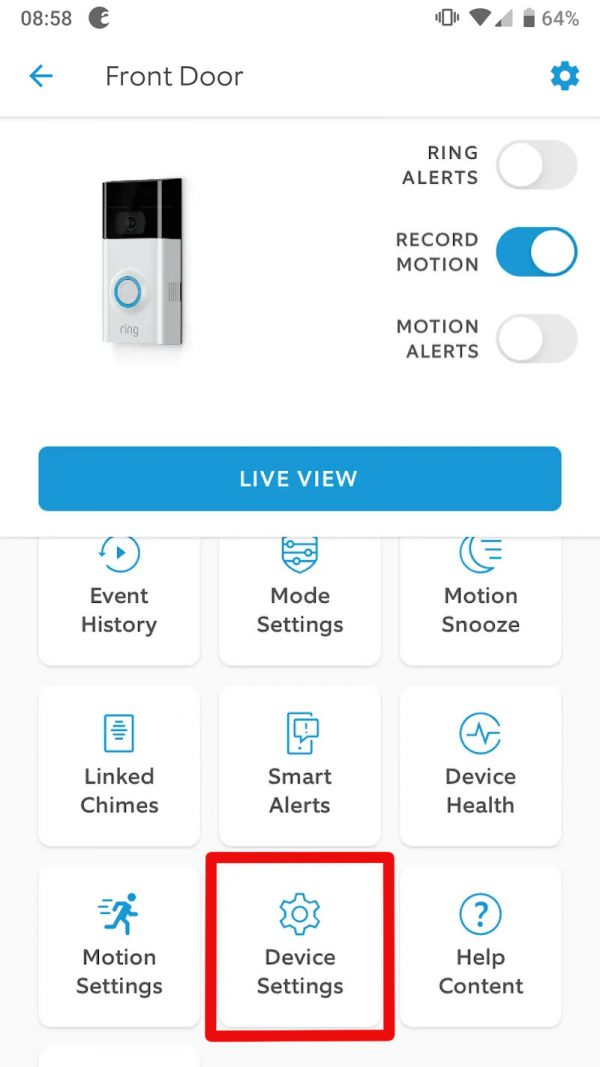 How To Reset A Ring Account