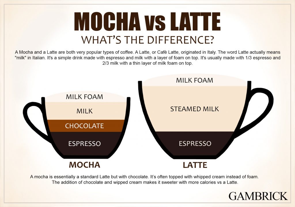 Mocha Vs Latte What's The Difference Modern Design