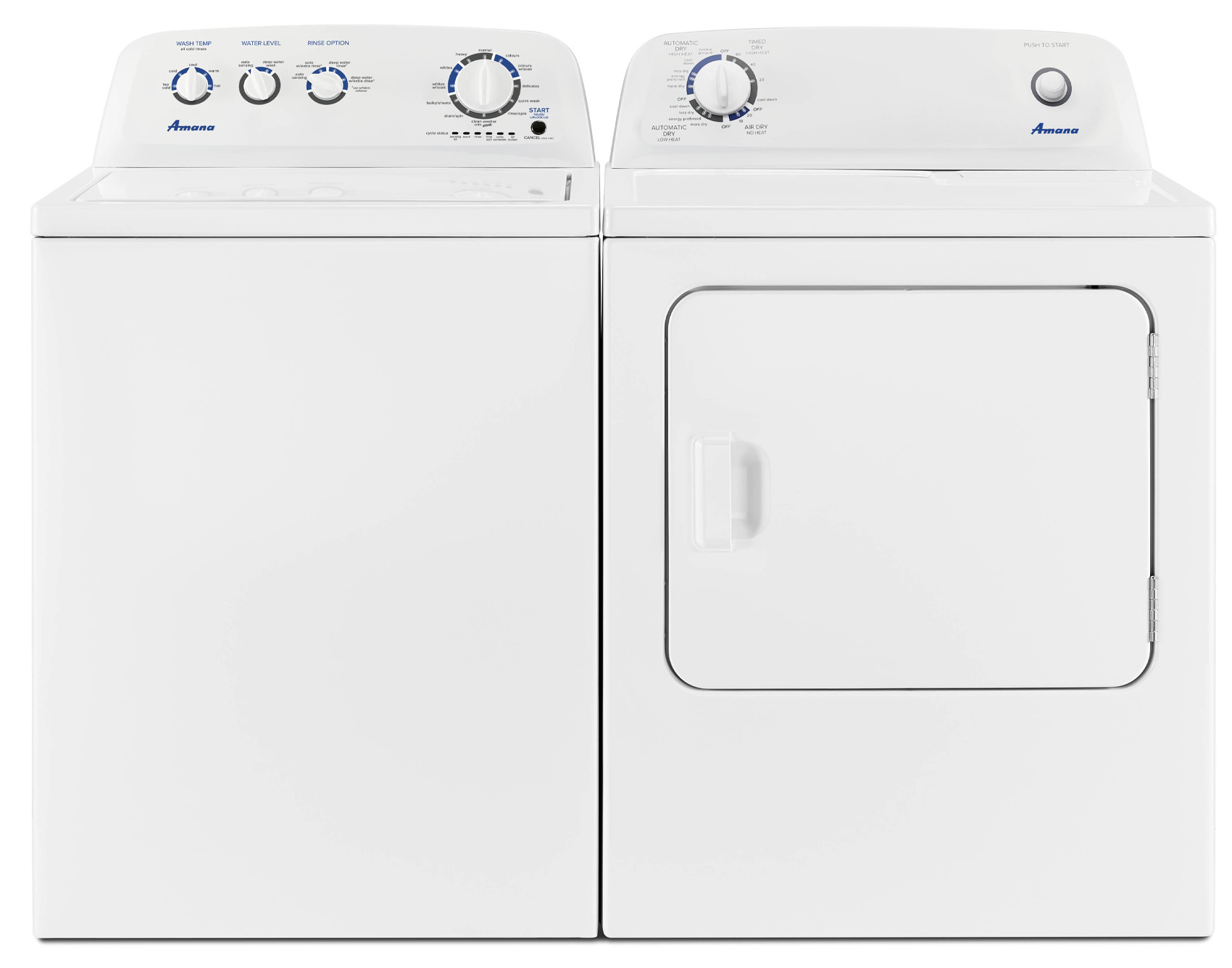 how to reset Amana Washer 2.0