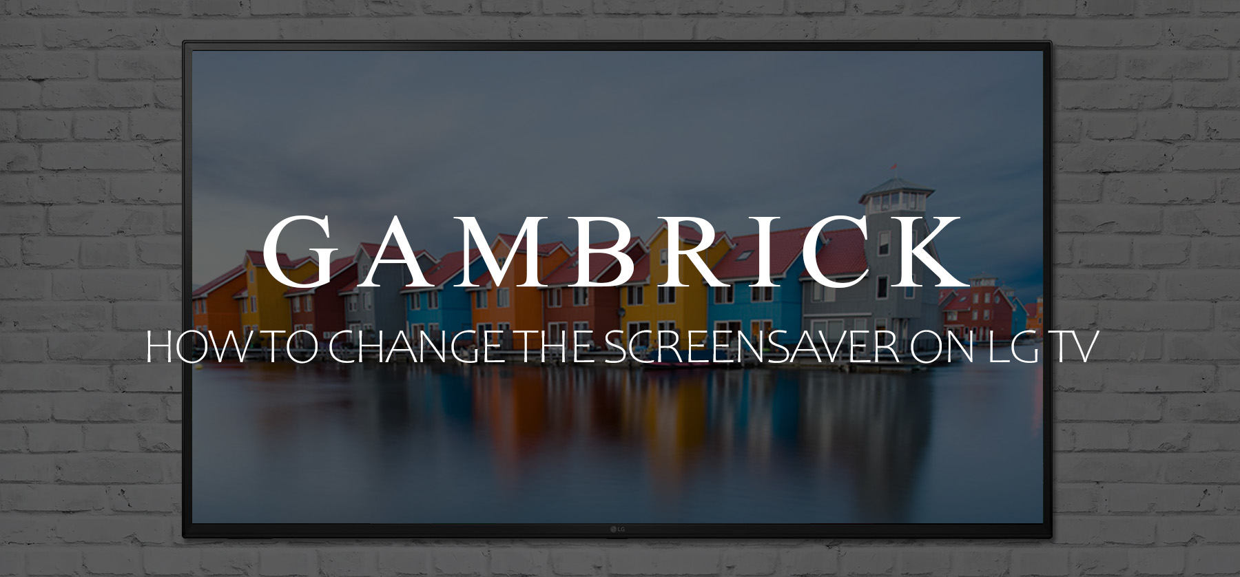 how to change the screensaver on LG TV banner 1.0