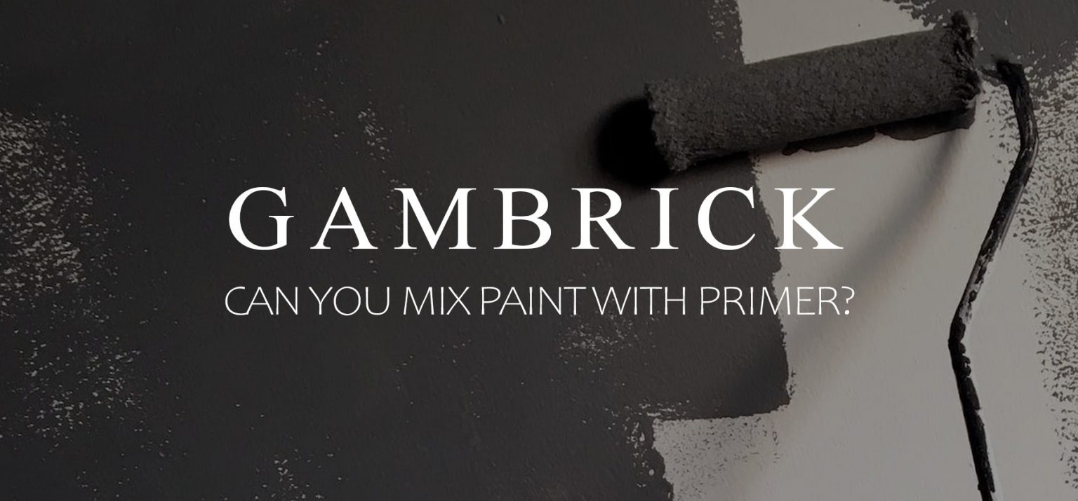Can You Mix Paint With Primer?