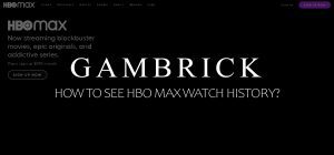 how to see HBO Max watch history banner 1.0