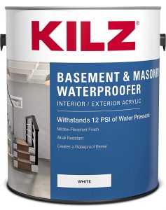 best paint for concrete basement walls - Kilz waterproofer 1.0