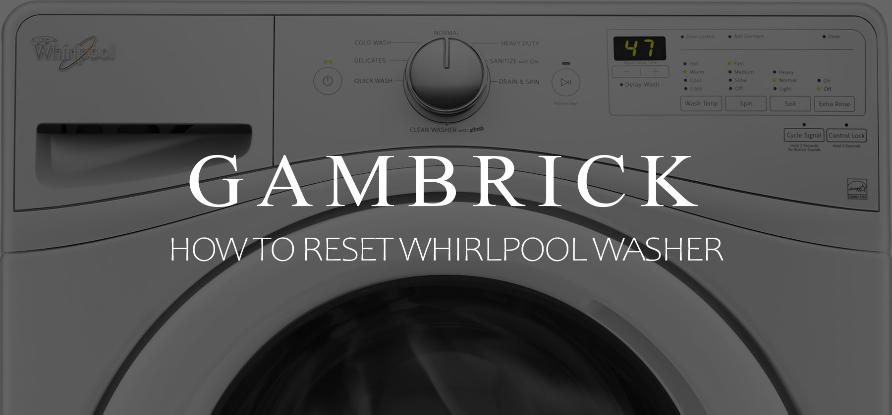 Revive Your Whirlpool Washer: How to Reset Touch Screen in Simple Steps.