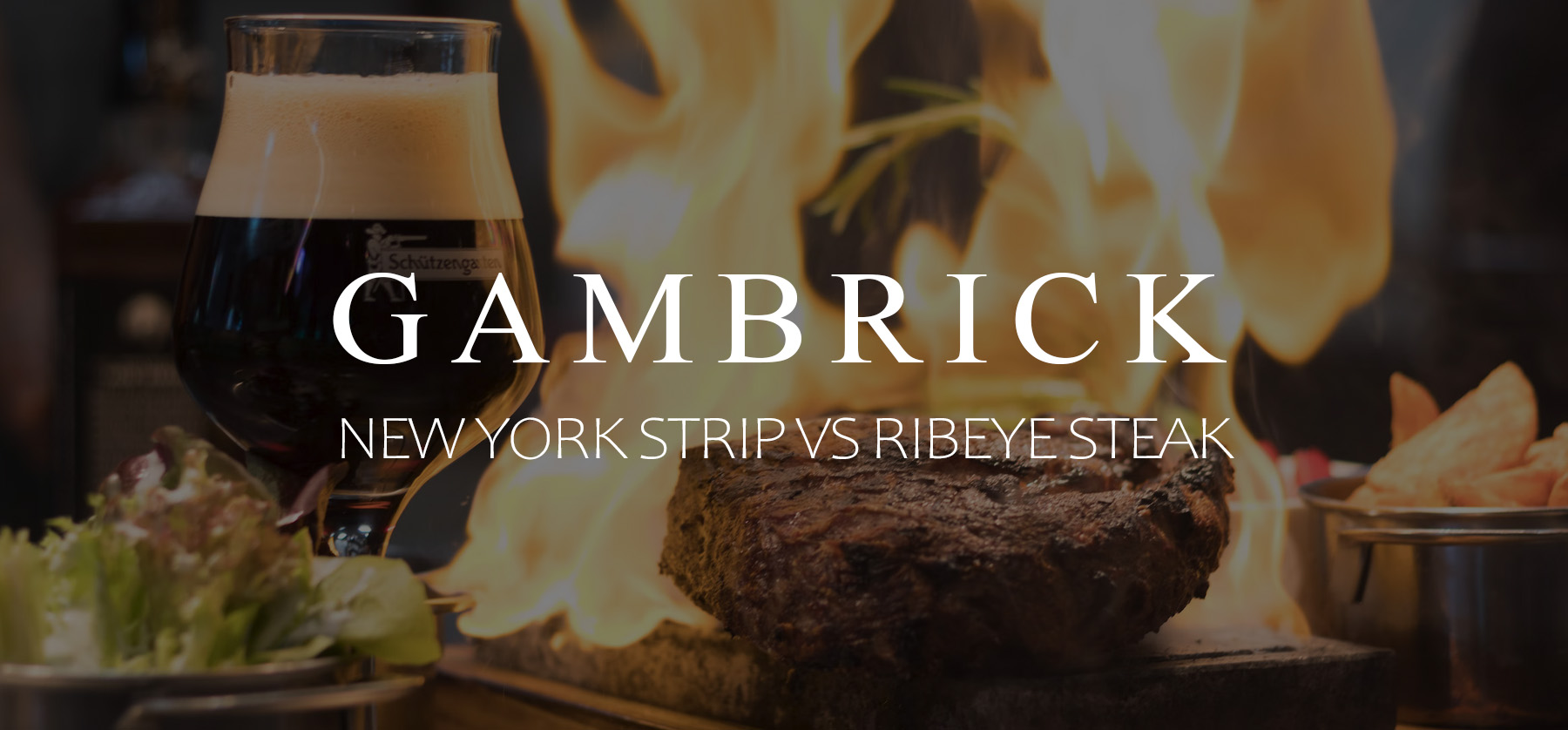 New York strip vs Ribeye steak banner 1.0