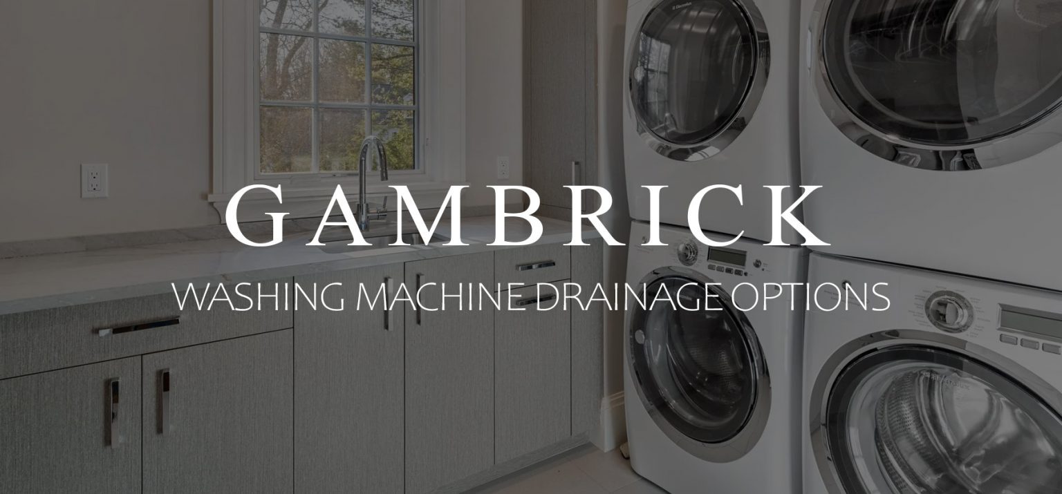 Washing Machine Drainage Options