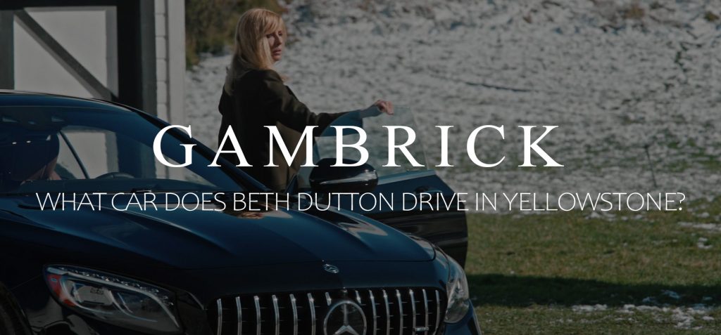 what car does Beth Dutton drive in Yellowstone banner 1.0