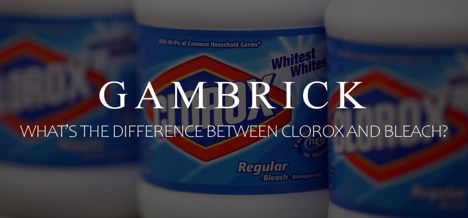 What's The Difference Between Clorox And Bleach?