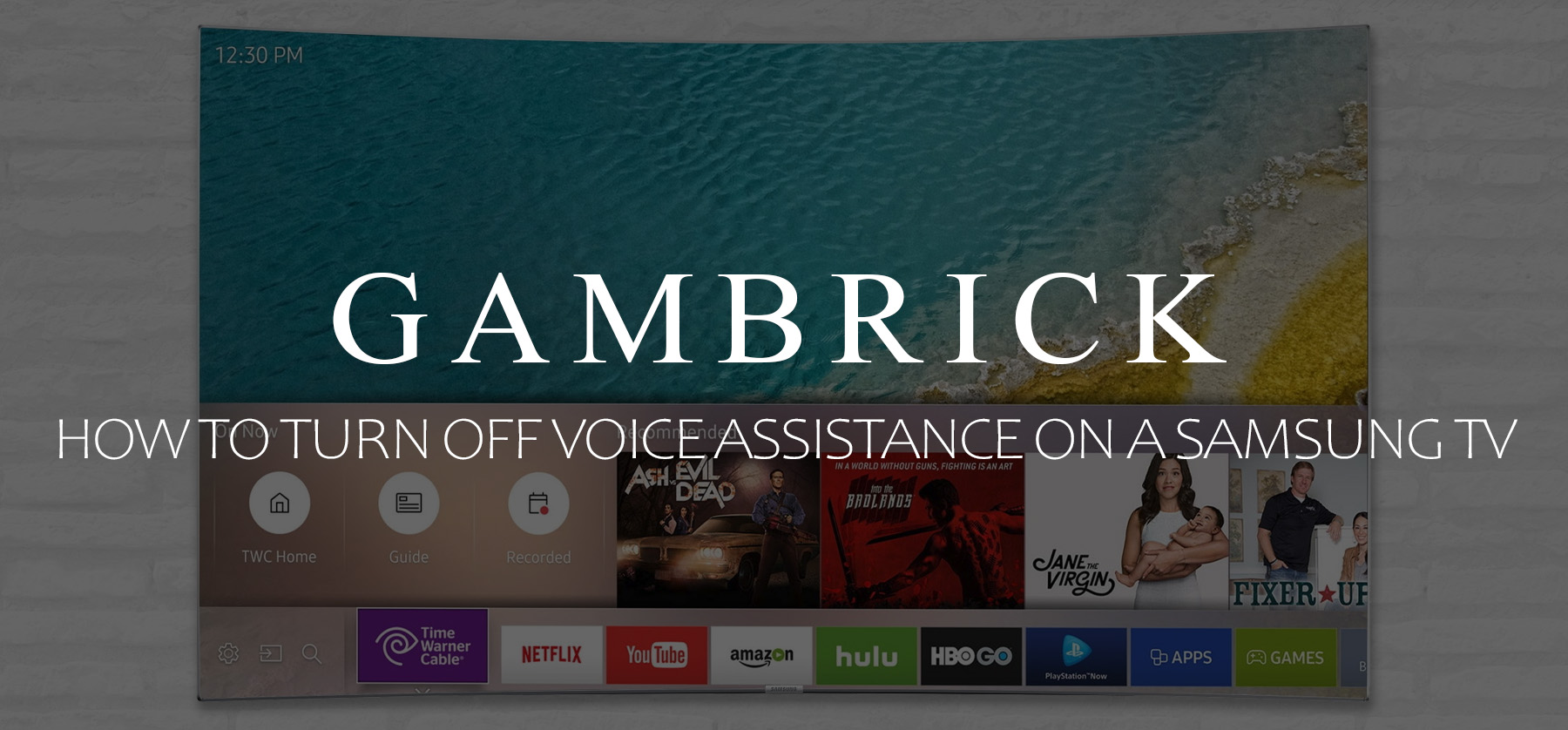 how to turn off voice assistance on Samsung TV banner 1.0