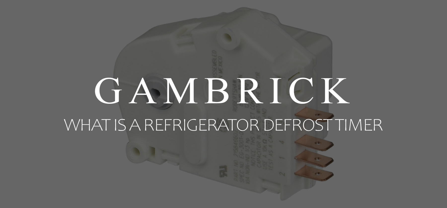 what is a refrigerator defrost timer banner 1.0