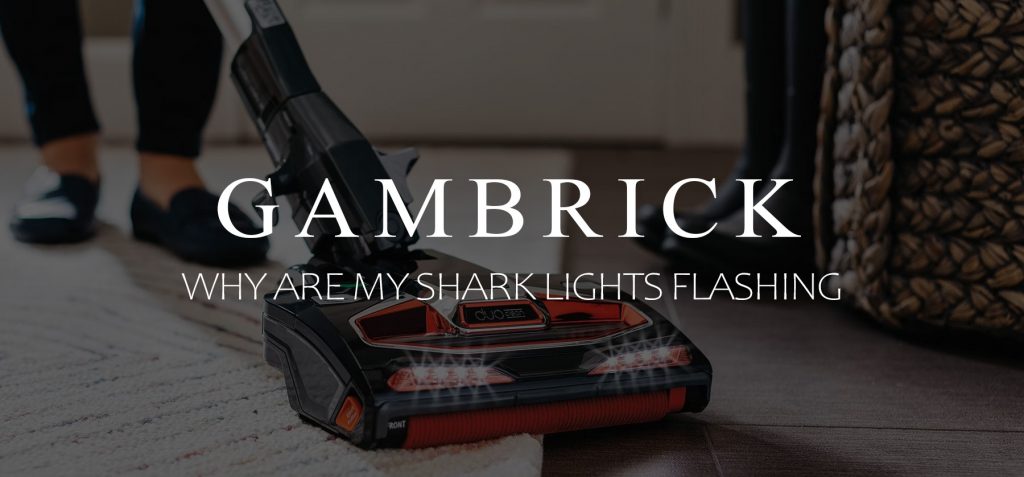 why are my shark lights flashing banner 1.0