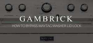 how to bypass lid lock on Maytag washer banner 1.0
