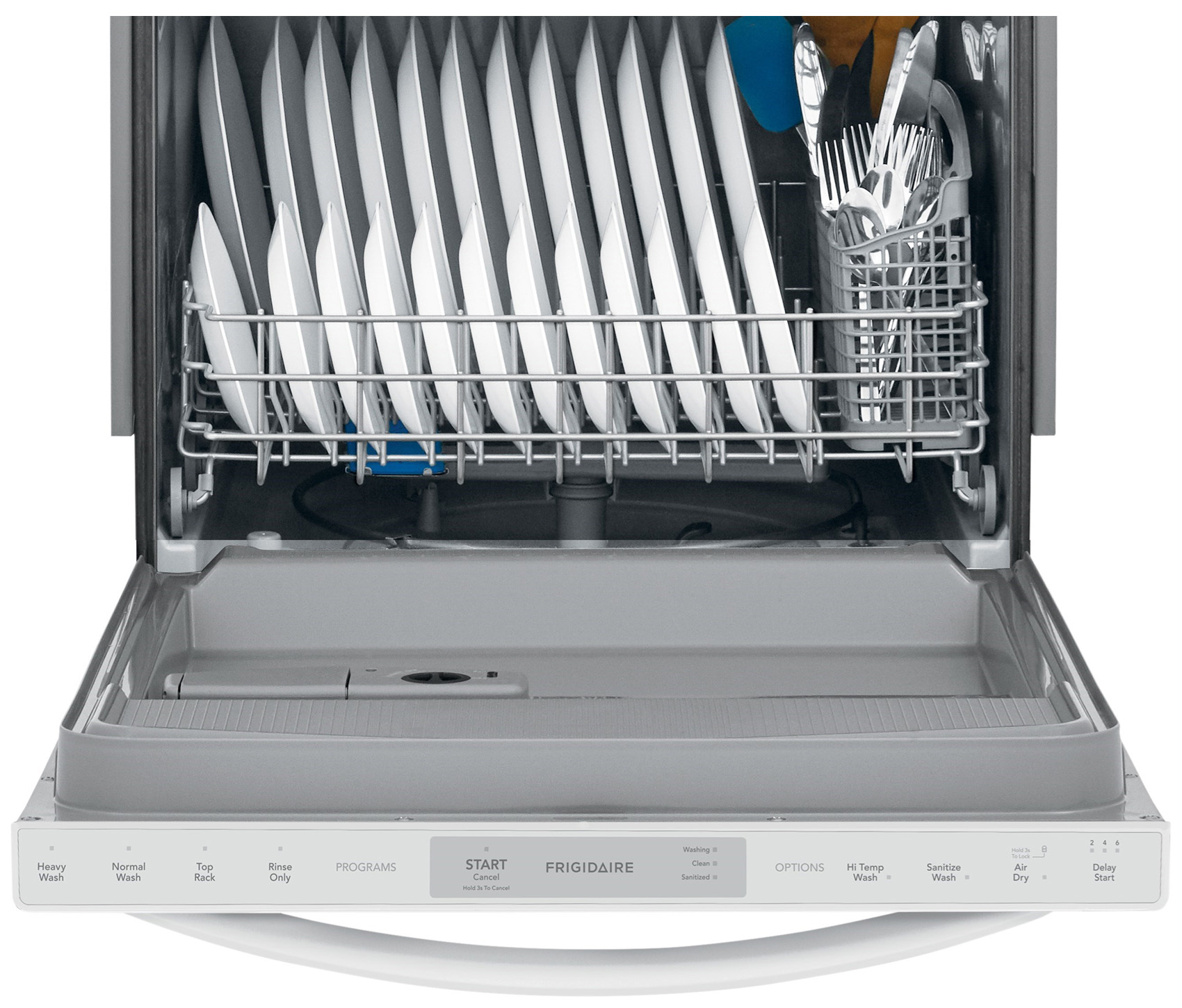 how to reset Frigidaie Dishwasher 2.0
