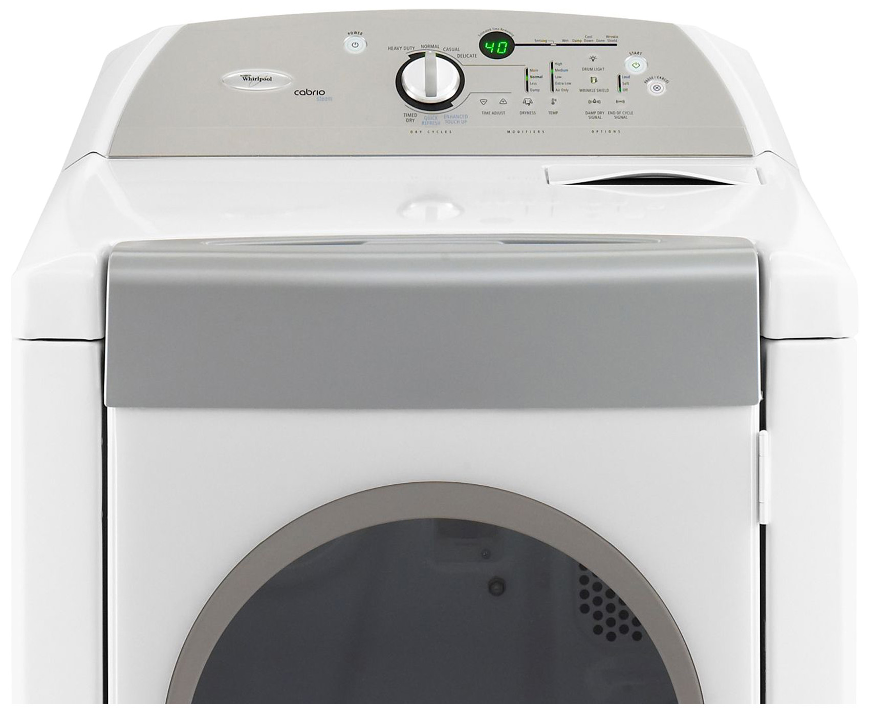 how to reset Whirlpool dryer 3.0