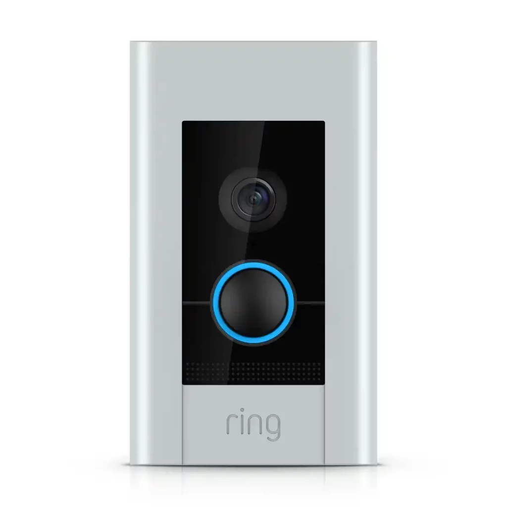closeup pic of ring doorbell